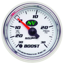 Load image into Gallery viewer, AutoMeter 7359 GAUGE, VAC/BOOST, 2 1/16", 30INHG-30PSI, DIGITAL STEPPER MOTOR, NV
