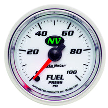 Load image into Gallery viewer, AutoMeter 7363 GAUGE, FUEL PRESSURE, 2 1/16", 100PSI, DIGITAL STEPPER MOTOR, NV