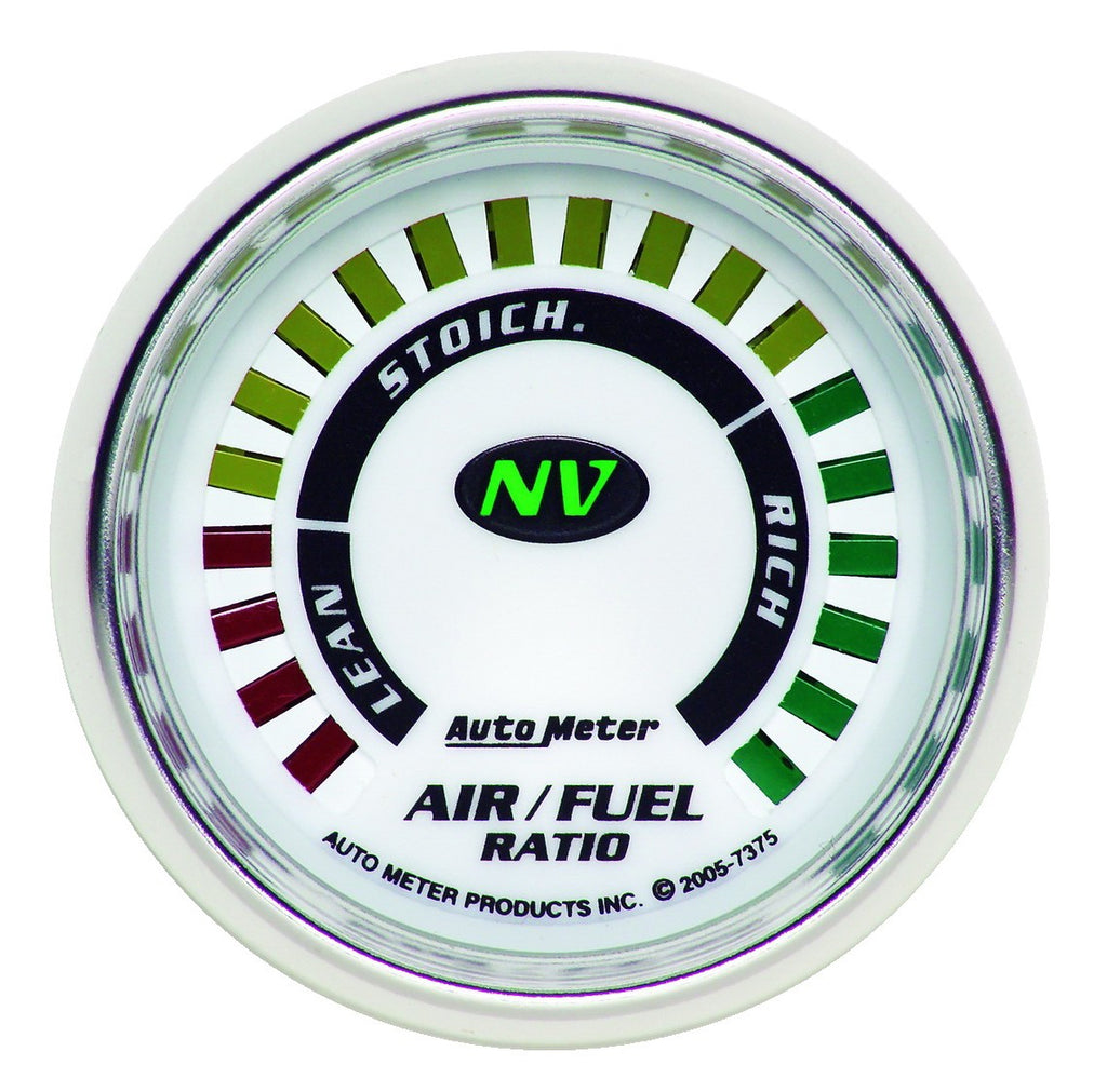 AutoMeter 7375 GAUGE, AIR/FUEL RATIO-NARROWBAND, 2 1/16", LEAN-RICH, LED ARRAY, NV