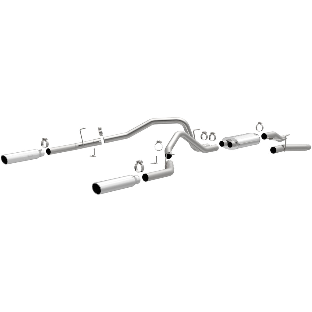 MagnaFlow Exhaust Products 16520 Street Series Polished Cat-Back System for Select Ford F-150, Lincoln Mark LT