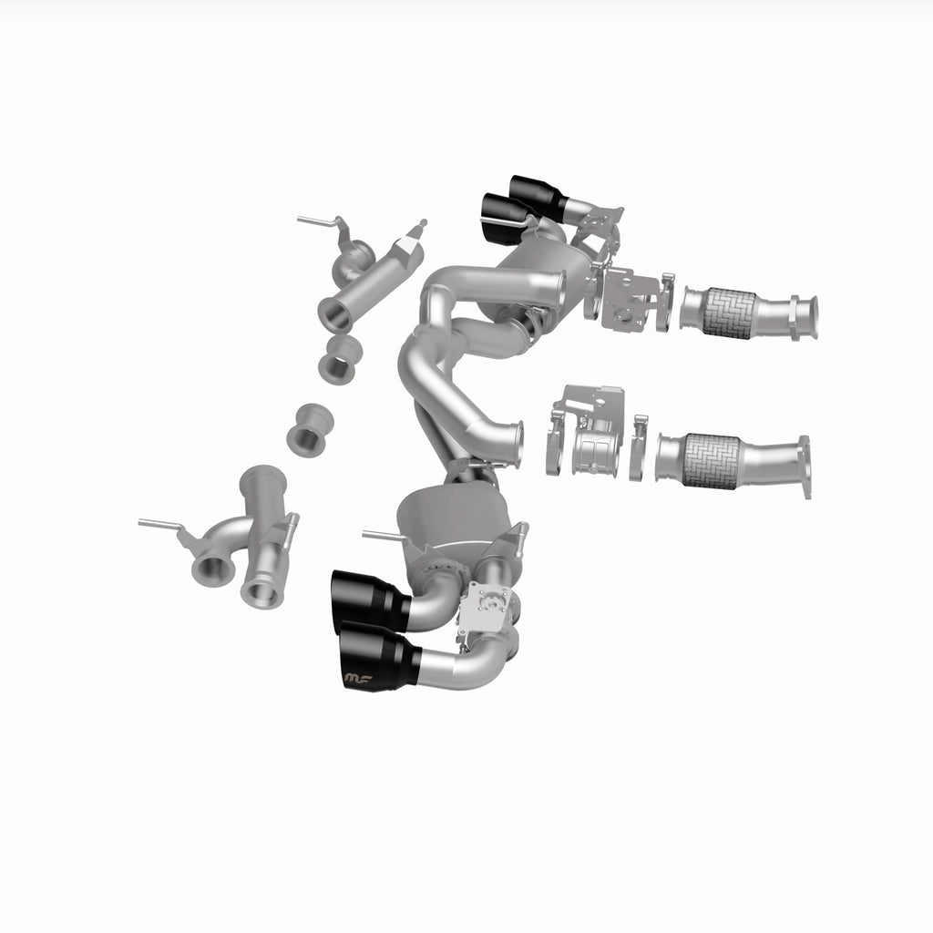 MagnaFlow Exhaust Products 19545 xMOD Series Black Chrome Tips Cat-Back System for Select Chevrolet Corvette