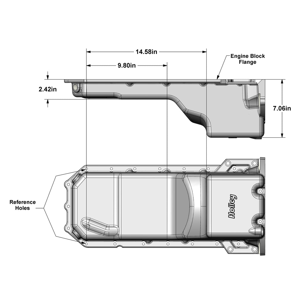 7387-C10-Gen-Iii-Hemi-Swap-Oil-Pan-6.2-Quarts-4.060In-Stroke-Rear-Sump-Vvt