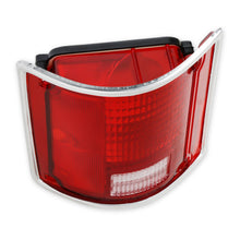 Load image into Gallery viewer, 7387-C10-Tail-Lamp-Lens--Housing-W-Chrome-Trim-Lh-Red-Lens-W-Clear-Reverse