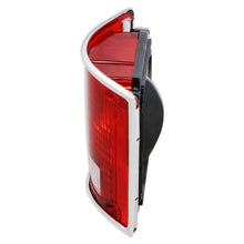 Load image into Gallery viewer, 7387-C10-Tail-Lamp-Lens--Housing-W-Chrome-Trim-Lh-Red-Lens-W-Clear-Reverse