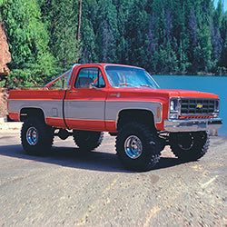 7387-K10K15;7391-BlazerJimmySuburban-12-Ton-4Wd-6In-Lift-Kit(W52In-Rr-Springs)WSl-Shocks