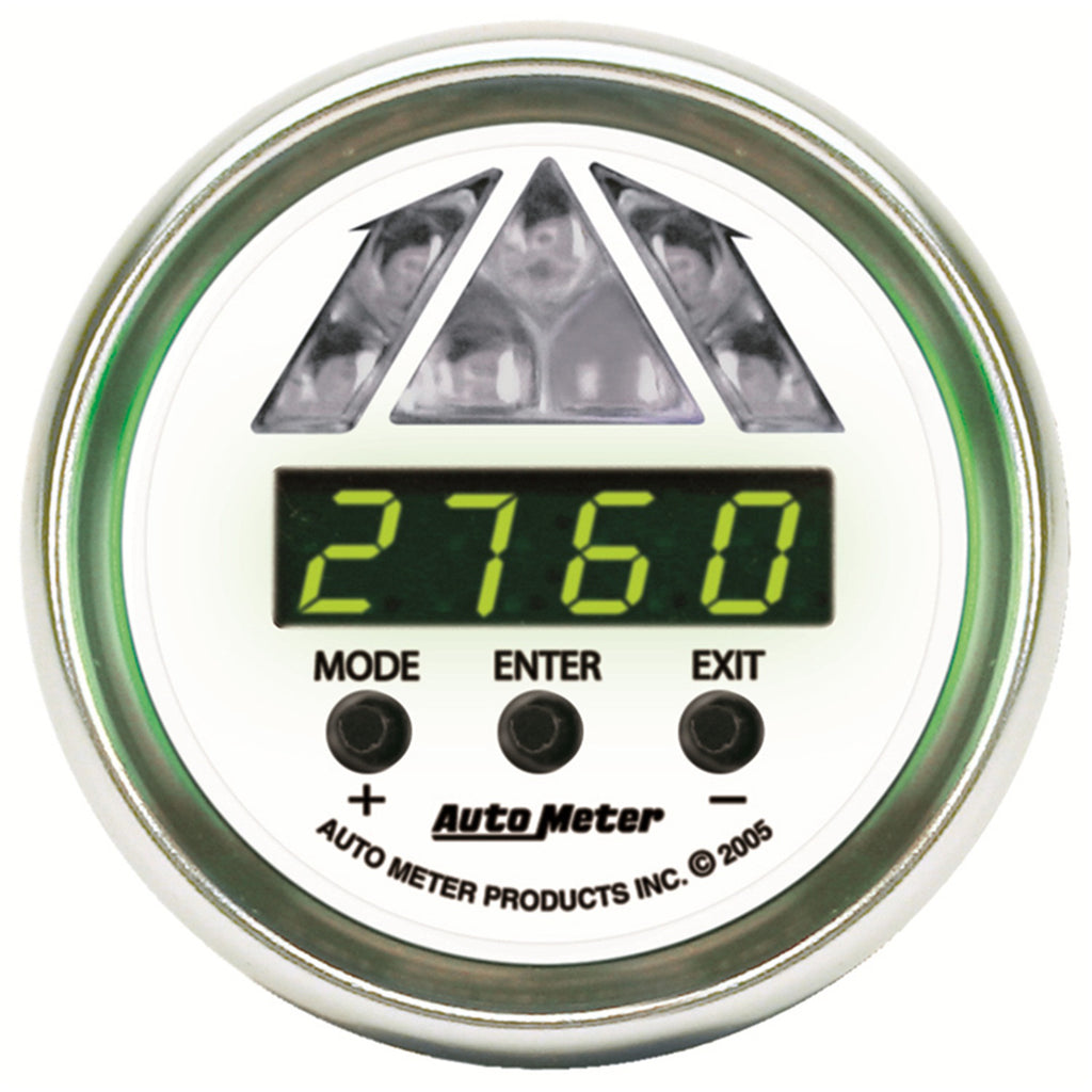 AutoMeter 7387 GAUGE, SHIFT LIGHT, DIGITAL RPM W/ GREEN LED LIGHT, DPSS LEVEL 1, NV