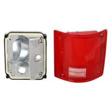Load image into Gallery viewer, 7391-C10-Tail-Lamp-Lens--Housing-WO-Trim-Rh-Red-Lens-W-Clear-Reverse