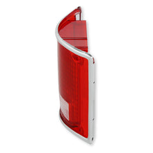 Load image into Gallery viewer, 7391-C10-Tail-Lamp-Lens-W-Chrome-Trim-Lh-Red-Lens-W-Clear-Reverse
