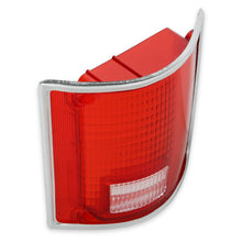 Load image into Gallery viewer, 7391-C10-Tail-Lamp-Lens-W-Chrome-Trim-Rh-Red-Lens-W-Clear-Reverse