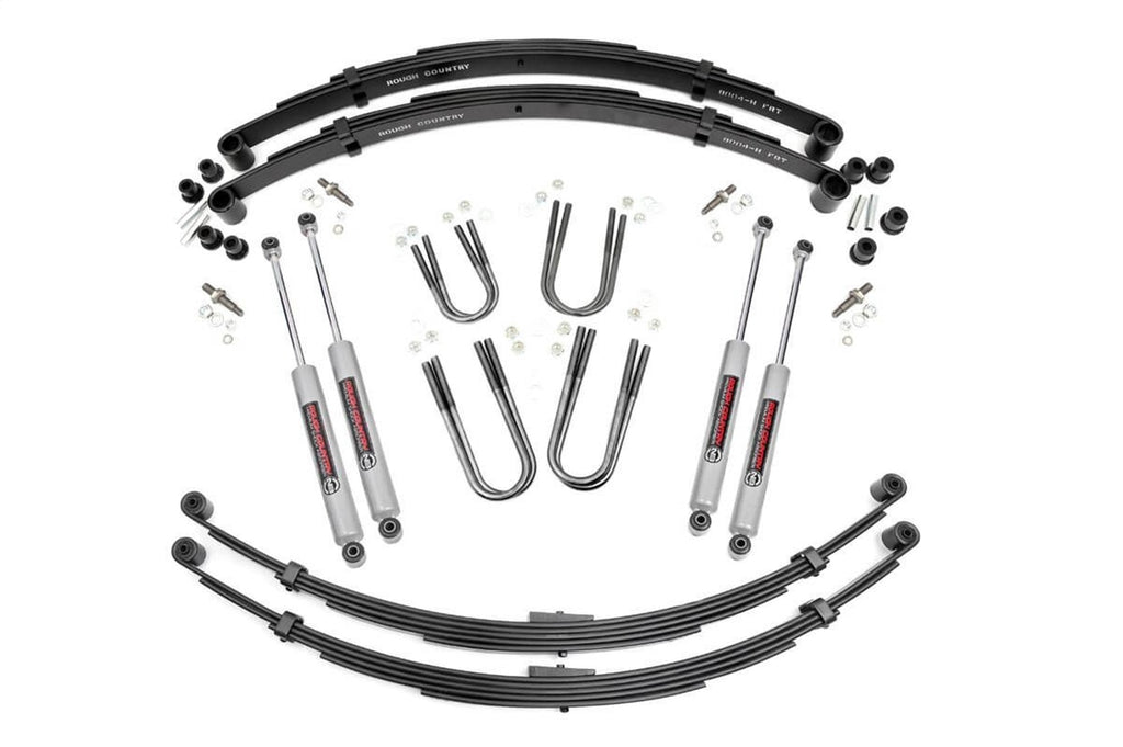 Rough Country 64530 Suspension Lift Kit w/Shocks for Select Jeep Cherokee, Jeep Grand Wagoneer, Jeep J10, Jeep J20, Jeep Wagoneer