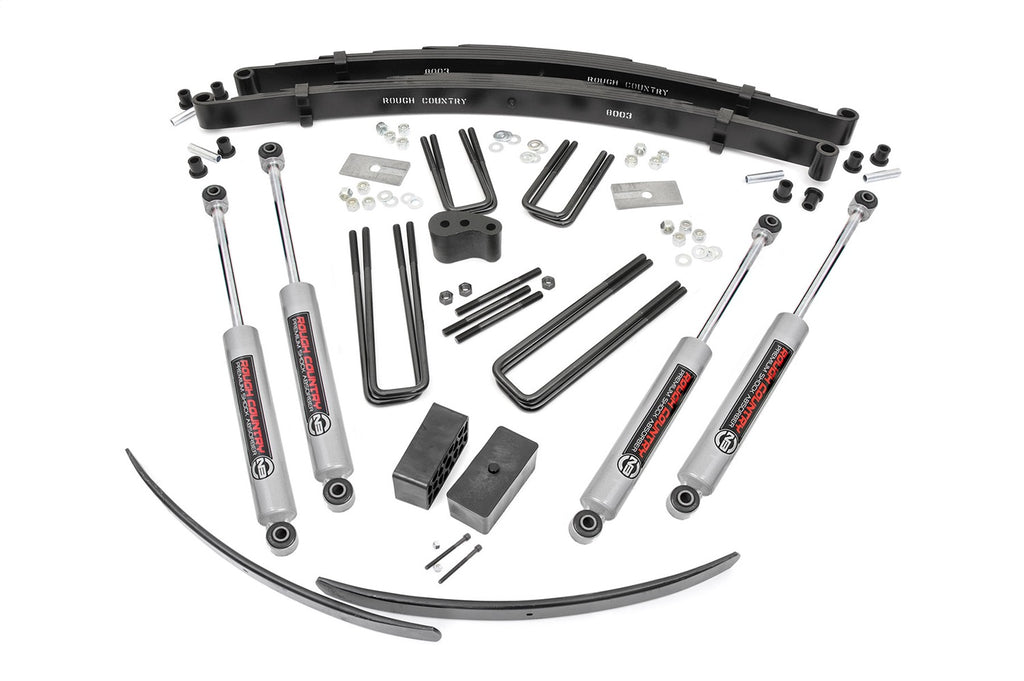 Rough Country 315.20 Suspension Lift Kit w/Shocks for Select Dodge Ramcharger, Plymouth Trailduster