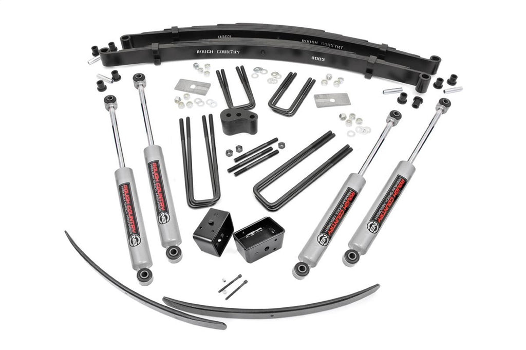 Rough Country 325.20 Suspension Lift Kit w/Shocks for Select Dodge Ramcharger, Plymouth Trailduster