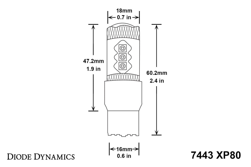 Diode Dynamics DD0114S Direct replacement for your factory bulb.