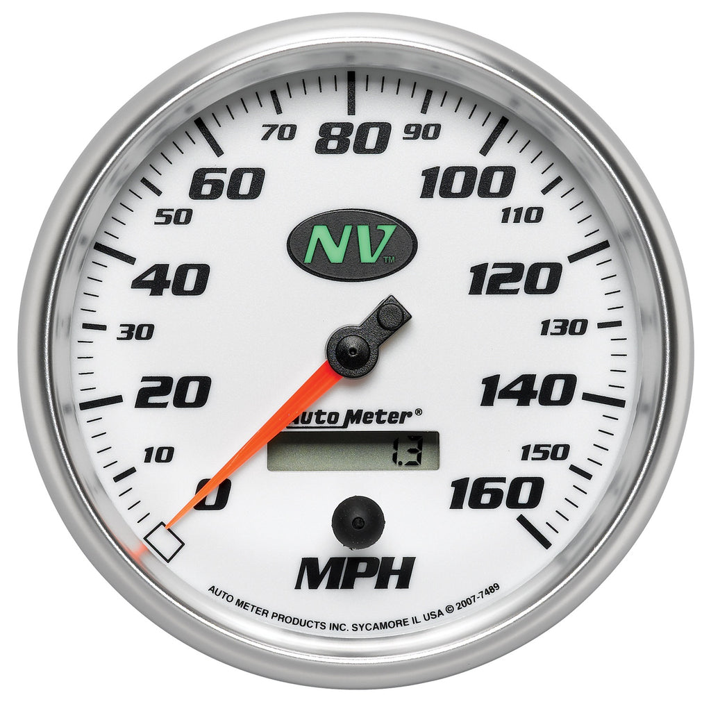 AutoMeter 7489 GAUGE, SPEEDOMETER, 5", 160MPH, ELEC. PROGRAMMABLE, NV
