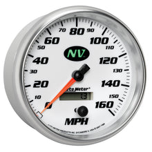 Load image into Gallery viewer, AutoMeter 7489 GAUGE, SPEEDOMETER, 5", 160MPH, ELEC. PROGRAMMABLE, NV