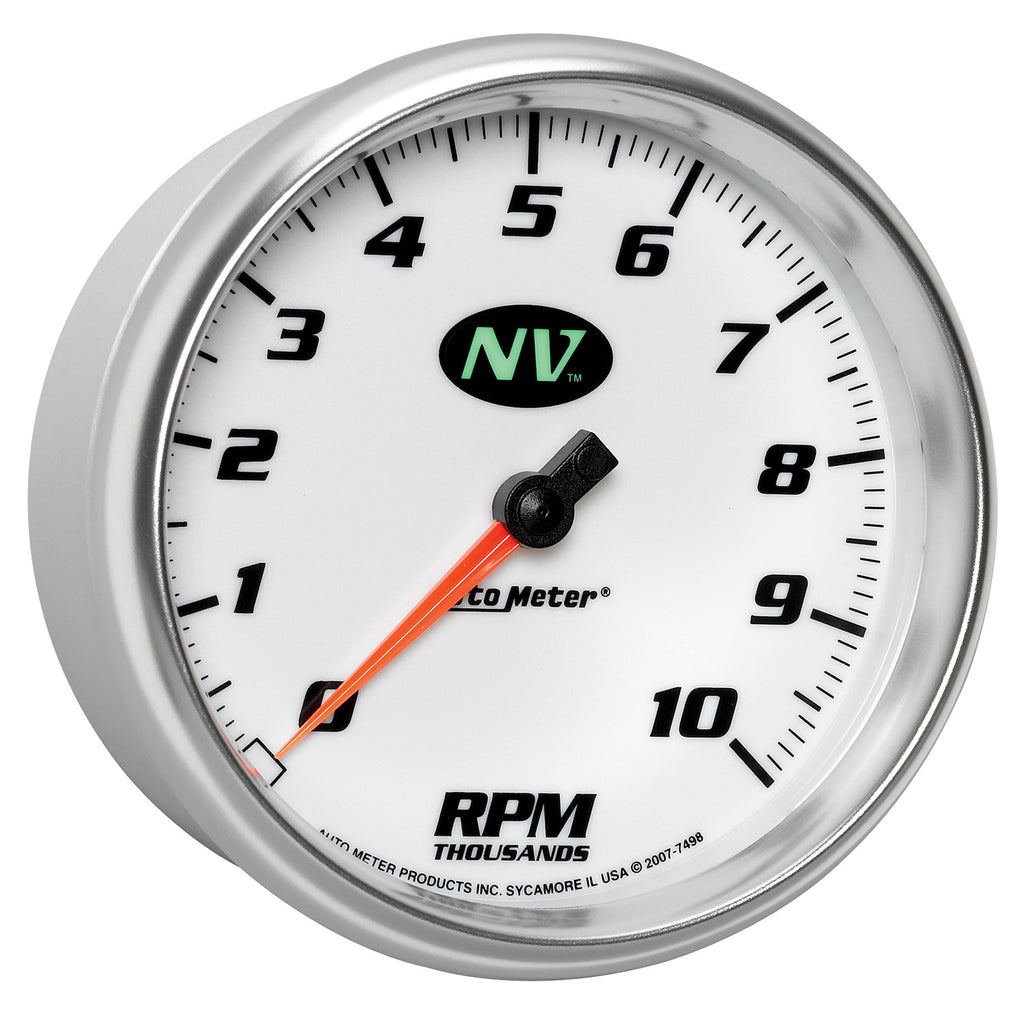 AutoMeter 7498 GAUGE, TACHOMETER, 5", 10K RPM, IN-DASH, NV