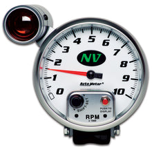 Load image into Gallery viewer, AutoMeter 7499 GAUGE, TACHOMETER, 5", 10K RPM, PEDESTAL W/ EXT. SHIFT-LITE, NV