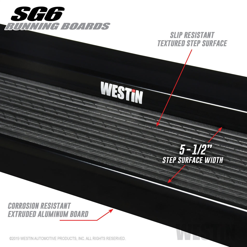 74.25-Inches-Black-Sg6-Running-Boards-(Brkt-Sold-Sep)