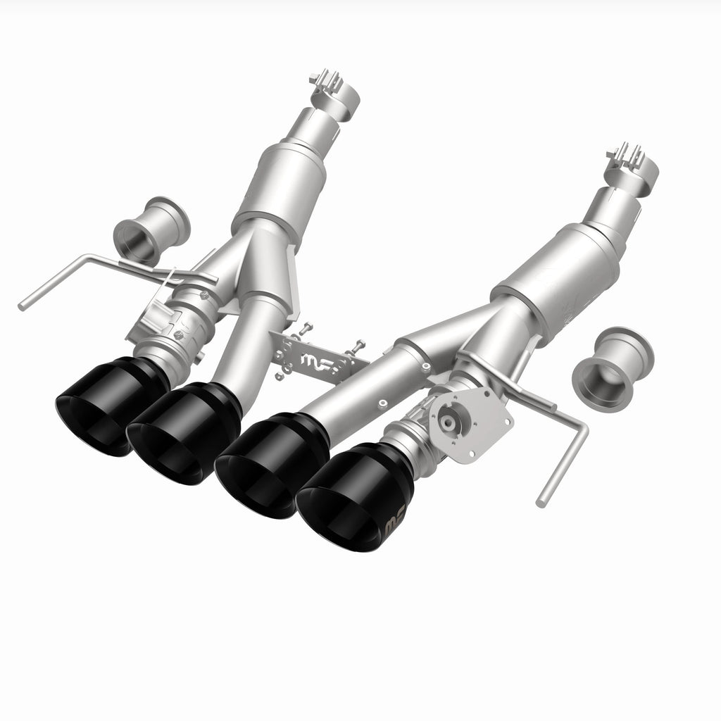 MagnaFlow Exhaust Products 19581 NEO Series Black Chrome Tips Axle Back System for Select Chevrolet Corvette