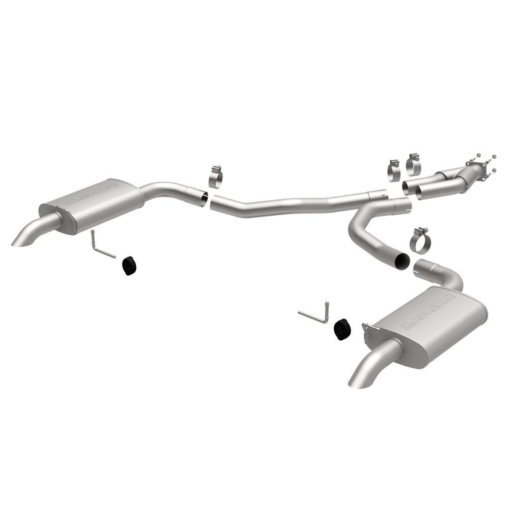 75-79-Chevy-Corvette-V8-5.7L-Dual-Split-Rear-Exit-Stainless-Cat-Back-Perf-Exhaust