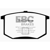EBC DP2298 Greenstuff 2000 Series Sport Brake Pads
