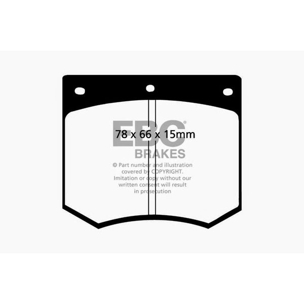 75-86-Ac-3000-3.0-Greenstuff-Front-Brake-Pads