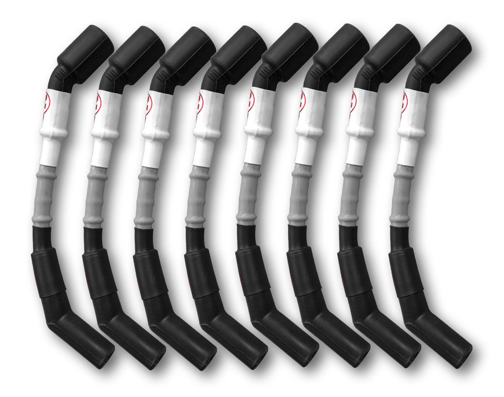 Kooks Custom Headers 750202 11mm Spark Plug Wires (8 pc. Set). Grey with Black Boots. LSX Car for Select Cadillac CTS, Chevrolet Camaro, Chevrolet Caprice, Chevrolet Corvette, Chevrolet SS, Pontiac Firebird, Pontiac G8, Pontiac GTO