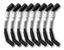 Load image into Gallery viewer, Kooks Custom Headers 750202 11mm Spark Plug Wires (8 pc. Set). Grey with Black Boots. LSX Car for Select Cadillac CTS, Chevrolet Camaro, Chevrolet Caprice, Chevrolet Corvette, Chevrolet SS, Pontiac Firebird, Pontiac G8, Pontiac GTO
