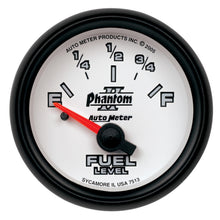 Load image into Gallery viewer, AutoMeter 7513 GAUGE, FUEL LEVEL, 2 1/16", 0OE TO 90OF, ELEC, PHANTOM II
