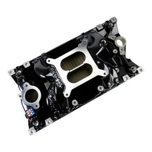 Load image into Gallery viewer, Edelbrock 7516-BP Edelbrock RPM Air-Gap Manifold for Small-Block Chevy Vortec, Black Plasma Finish