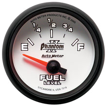 Load image into Gallery viewer, AutoMeter 7516 GAUGE, FUEL LEVEL, 2 1/16", 240OE TO 33OF, ELEC, PHANTOM II
