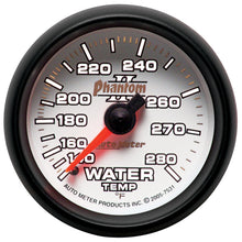 Load image into Gallery viewer, AutoMeter 7531 GAUGE, WATER TEMP, 2 1/16", 140-280?F, MECHANICAL, PHANTOM II