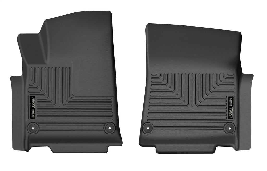 Husky Liners 13081 Weatherbeater-Front Floor Liners for Select Rivian R1S, Rivian R1T