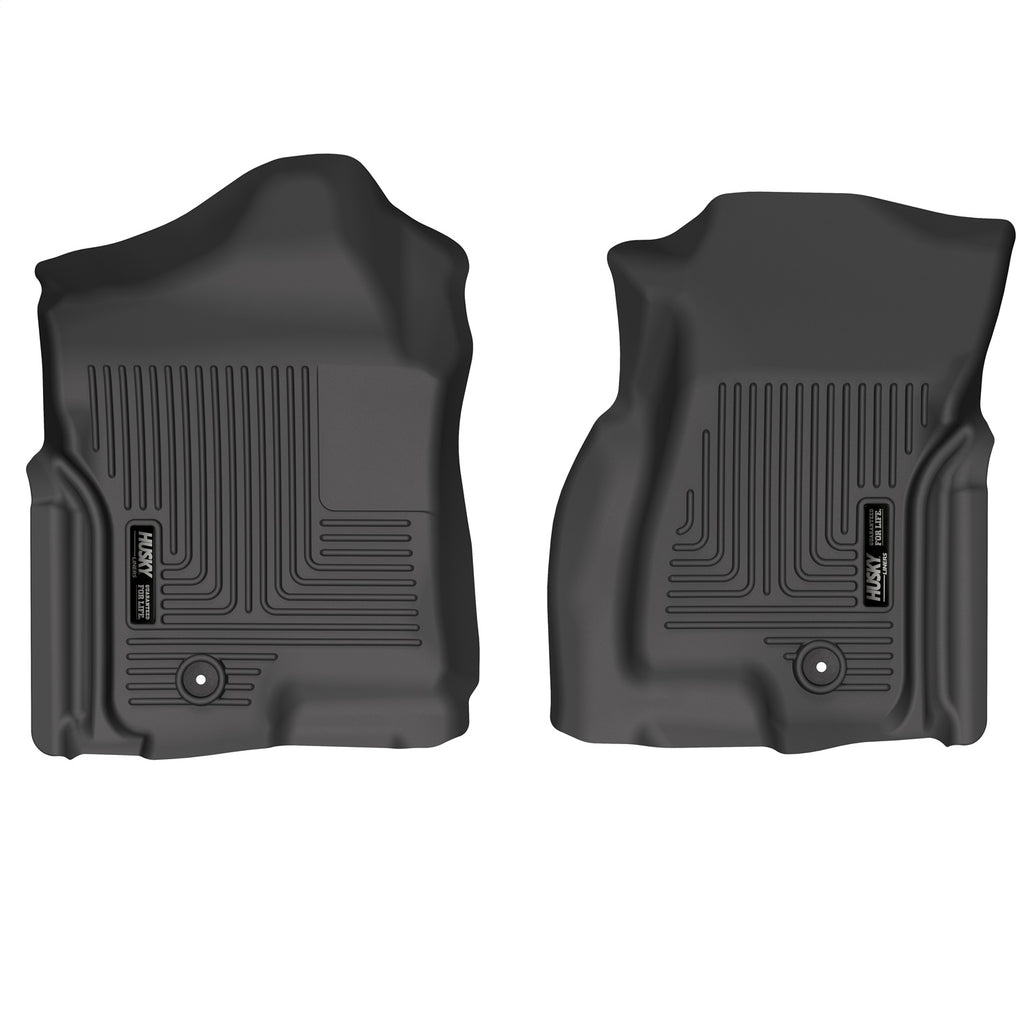 Husky Liners 13241 Weatherbeater-Front Floor Liners for Select Cadillac Escalade, Cadillac Escalade ESV, Cadillac Escalade EXT, Chevrolet Avalanche 1500, Chevrolet Avalanche 2500, Chevrolet Silverado 1500, Chevrolet Silverado Classic, Chevrolet Silverado