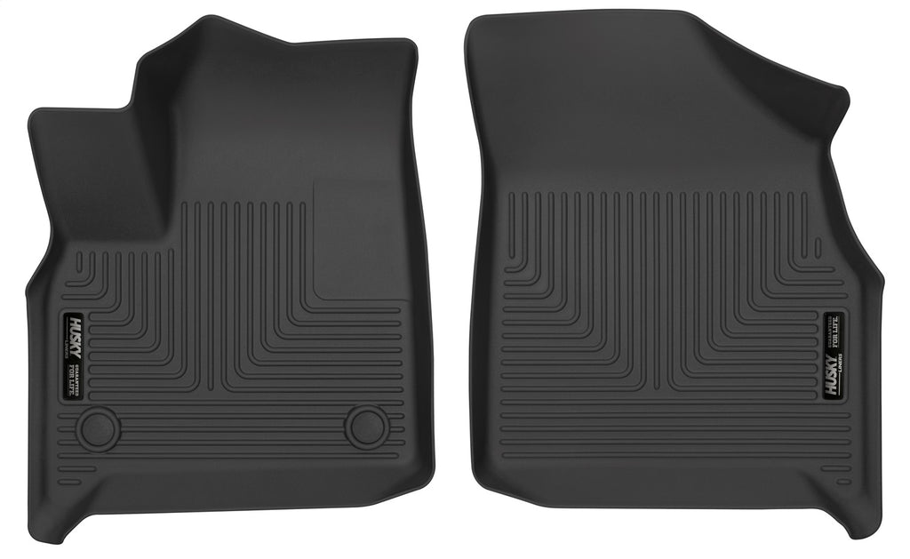 Husky Liners 13251 Weatherbeater-Front Floor Liners for Select Buick Enclave, Chevrolet Traverse, Chevrolet Traverse Limited