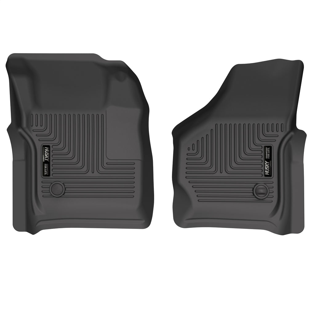 Husky Liners 13481 Weatherbeater-Front Floor Liners for Select Ford F-250 Super Duty, Ford F-350 Super Duty