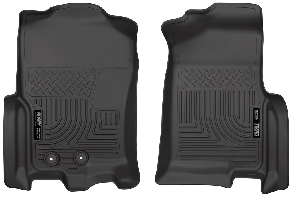Husky Liners 18371 Weatherbeater-Front Floor Liners for Select Ford Expedition, Lincoln Navigator
