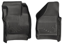 Load image into Gallery viewer, Husky Liners 18381 Weatherbeater-Front Floor Liners for Select Ford F-250 Super Duty, Ford F-350 Super Duty, Ford F-450 Super Duty