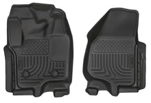 Load image into Gallery viewer, Husky Liners 18701 Weatherbeater-Front Floor Liners for Select Ford F-250 Super Duty, Ford F-350 Super Duty, Ford F-450 Super Duty
