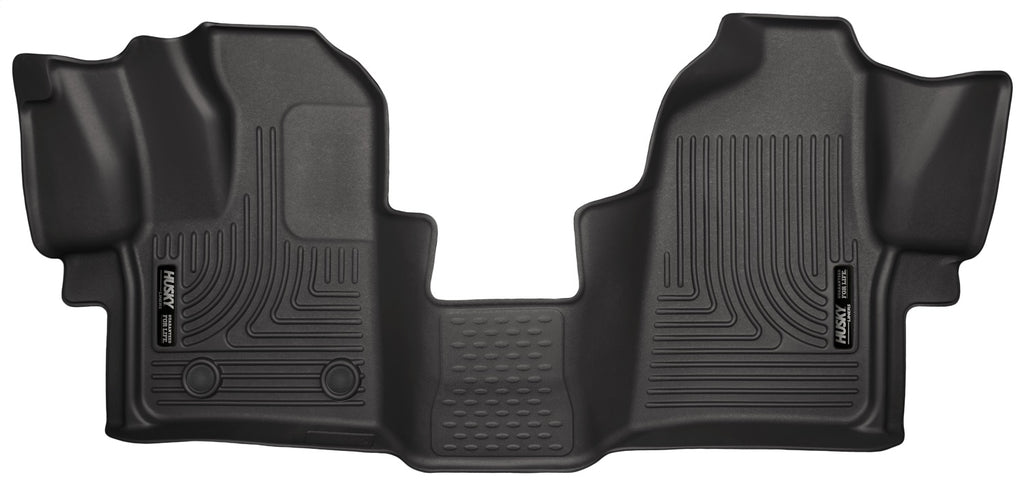 Husky Liners 18771 Weatherbeater-Front Floor Liners for Select Ford Transit-150, Ford Transit-250, Ford Transit-350, Ford Transit-350 HD