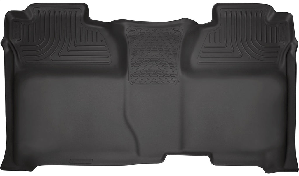 Husky Liners 19231 Weatherbeater-2nd Seat Floor Liner for Select Chevrolet Silverado 1500, Chevrolet Silverado HD, Chevrolet Silverado HD, GMC Sierra 1500, GMC Sierra HD, GMC Sierra HD