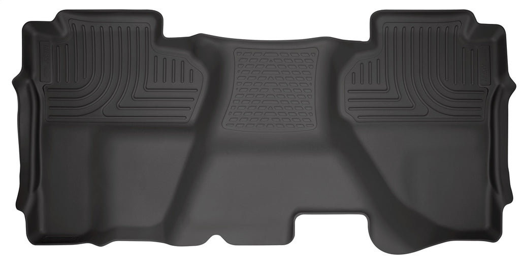Husky Liners 19241 Weatherbeater-2nd Seat Floor Liner for Select Chevrolet Silverado 1500, Chevrolet Silverado LD, Chevrolet Silverado HD, Chevrolet Silverado HD, GMC Sierra 1500, GMC Sierra Limited, GMC Sierra HD, GMC Sierra HD
