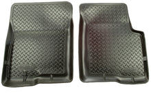 Load image into Gallery viewer, Husky Liners 31111 Classic Style-Front Floor Liners for Select Chevrolet C10, Chevrolet C10 Suburban, Chevrolet C20, Chevrolet C20 Suburban, Chevrolet C30, Chevrolet K5 Blazer, Chevrolet R10, Chevrolet R10 Suburban, Chevrolet R1500 Suburban, Chevrolet