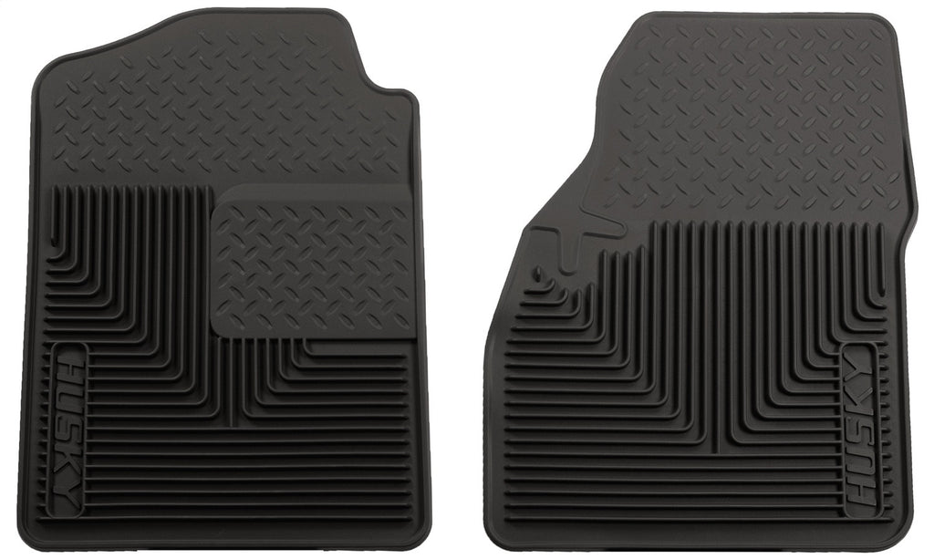 Husky Liners 51031 Heavy Duty Floor Mats-Front Floor Mats for Select Cadillac Escalade, Cadillac Escalade ESV, Cadillac Escalade EXT, Chevrolet Avalanche 1500, Chevrolet Avalanche 2500, Chevrolet Silverado 1500, Chevrolet Silverado Classic, Chevrolet