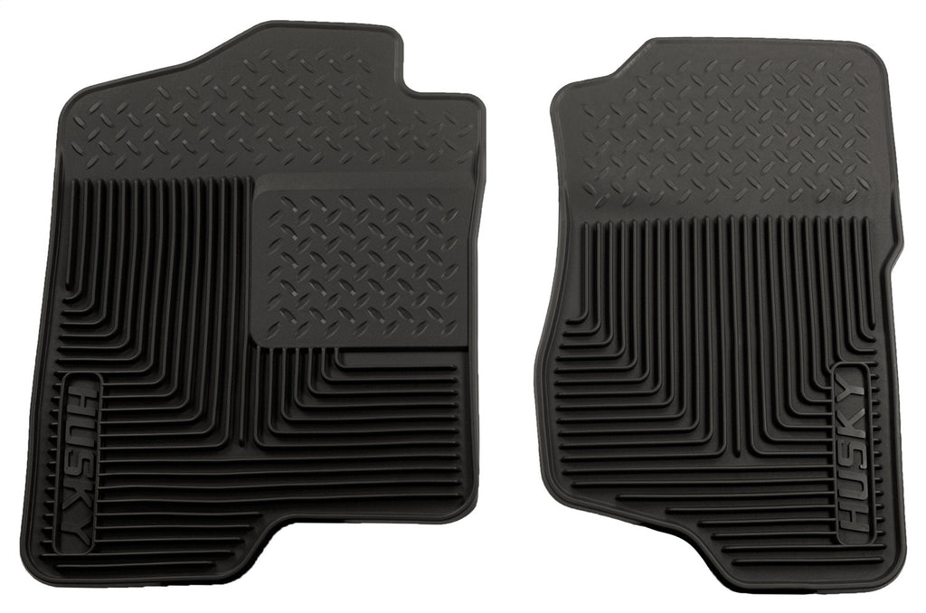Husky Liners 51181 Heavy Duty Floor Mats-Front Floor Mats for Select Cadillac Escalade, Cadillac Escalade ESV, Cadillac Escalade EXT, Chevrolet Avalanche, Chevrolet Silverado 1500, Chevrolet Silverado HD, Chevrolet Silverado HD, Chevrolet Suburban 1500,