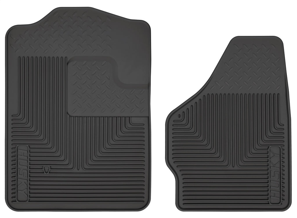 Husky Liners 51201 Heavy Duty Floor Mats-Front Floor Mats for Select Ford F-250 Super Duty, Ford F-350 Super Duty, Ford F-450 Super Duty, Ford F-550 Super Duty