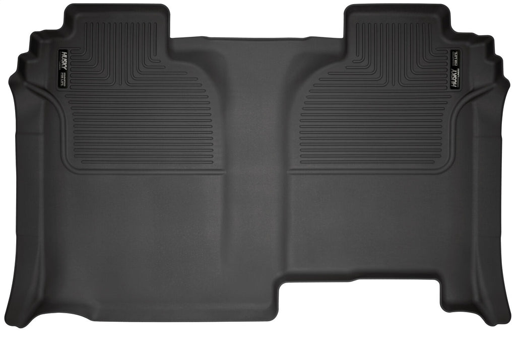 Husky Liners 52051 X-act Contour-2nd Seat Floor Liner for Select Chevrolet Silverado 1500, Chevrolet Silverado LTD, Chevrolet Silverado HD, Chevrolet Silverado HD, GMC Sierra 1500, GMC Sierra Limited, GMC Sierra HD, GMC Sierra HD