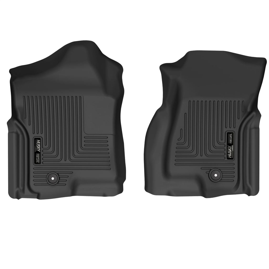 Husky Liners 52111 X-act Contour-Front Floor Liners for Select Cadillac Escalade, Cadillac Escalade ESV, Cadillac Escalade EXT, Chevrolet Avalanche 1500, Chevrolet Avalanche 2500, Chevrolet Silverado 1500, Chevrolet Silverado Classic, Chevrolet Silverado