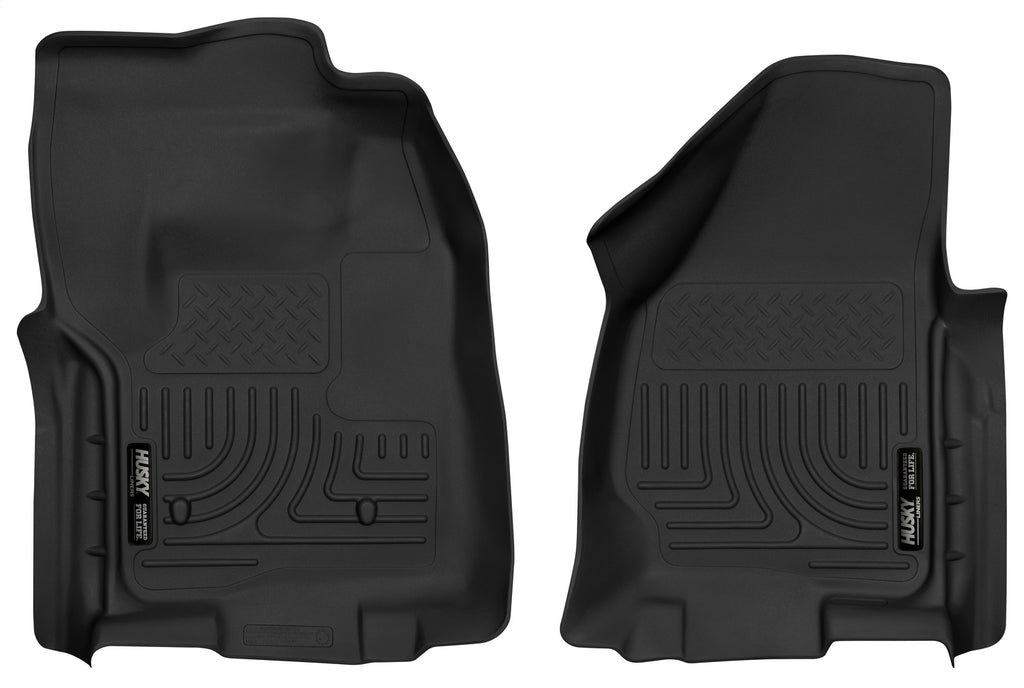 Husky Liners 52761 X-act Contour-Front Floor Liners for Select Ford F-250 Super Duty, Ford F-350 Super Duty