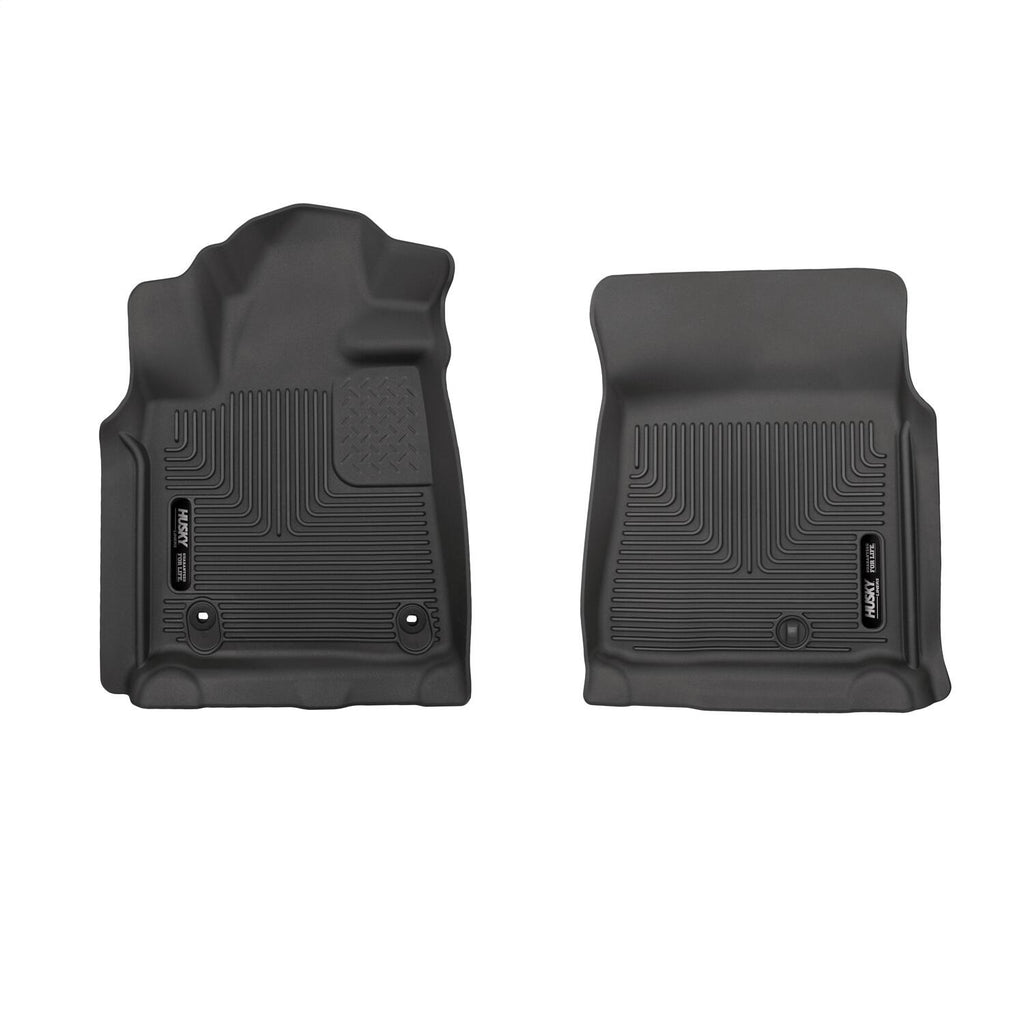 Husky Liners 53711 X-act Contour-Front Floor Liners for Select Toyota Sequoia, Toyota Tundra